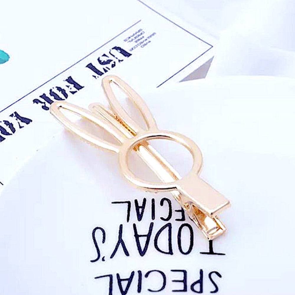 🔴5/$20⚠️𝗖𝗟𝗘𝗔𝗥𝗔𝗡𝗖𝗘⚠️ Bunny Hair Clip NEW - Picture 6 of 12
